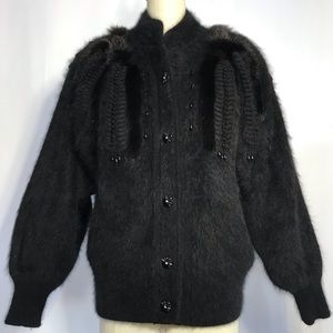 Vintage ‘80’s Angora & Ermine Sweater